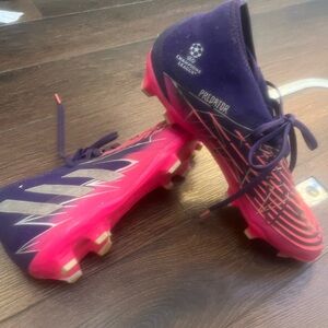 Adidas Purple and Pink Sneakers Performance Design